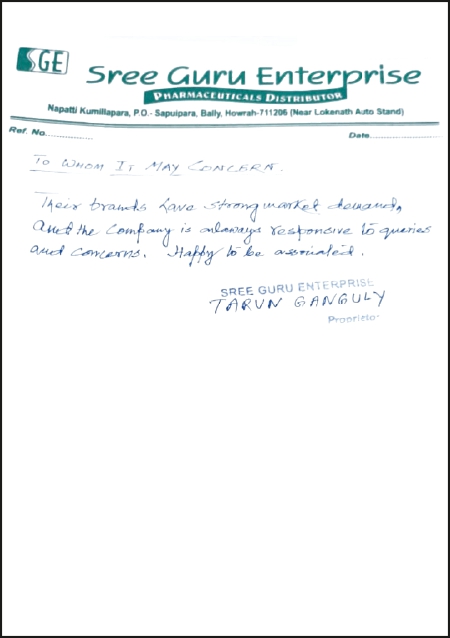 Sree Guru Enterprise feedback